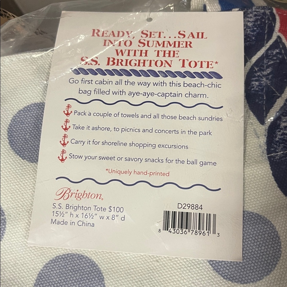 Brighton Sail Away Bag - Picture 4 of 4